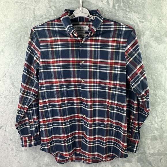 Mizzen+Main Other - Mizzen+Main Plaid Button Down Shirt Mens XL Trim Fit Performance Stretch